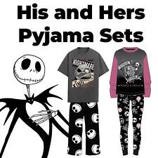 Disney Nightmare Before Christmas Ladies/Mens Pyjama Sets His And Hers Sets