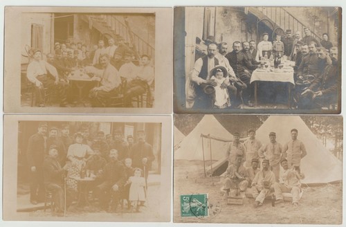 Lot carte photo - carte, piou