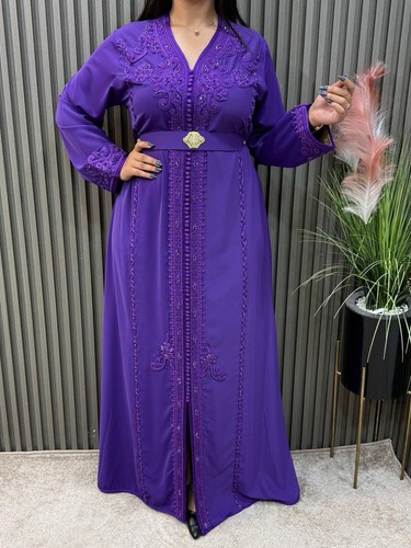 Robe caftan femme longue