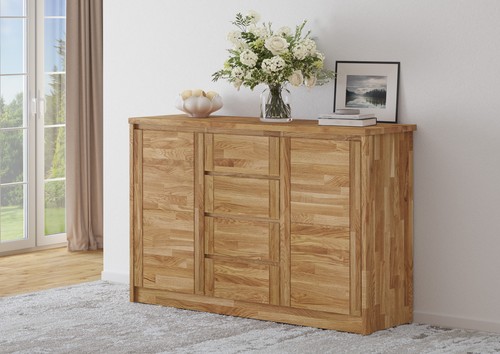 Commode bois sans poignées - en,