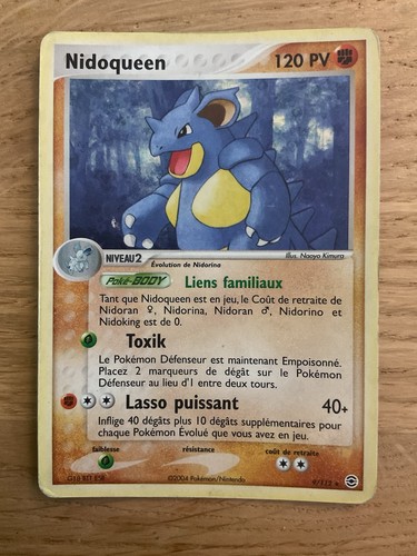 Carte pokémon nidoqueen - carte,
