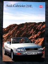 Audi 80 B4 convertible brochure 3.1993... convertible 2.0