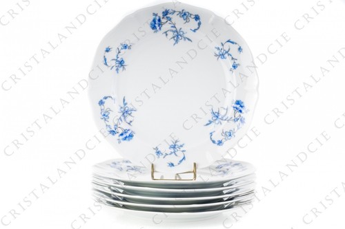 Six assiettes dessert - six,