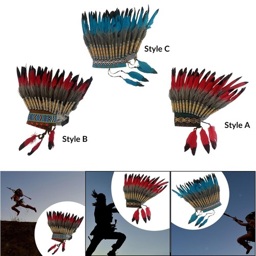 Coiffure plumes bandeau - en,