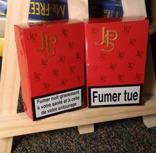 Lot de 2 boîtes métal cigarette  "JPS"  - occasion