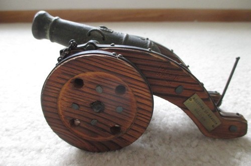 Vtg brass wood - brass,