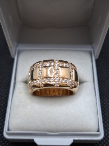 Ancienne bague plaqué or - bague, en