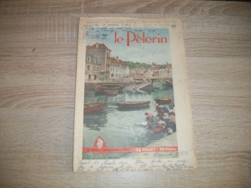 Ancien journal pèlerin - ancien, journal,