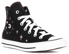 Converse A13513C Ct As Hi Ice Glow Unisex Baskets En Noir Rose UK 3 - 7