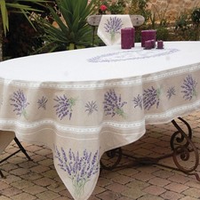 Nappe coton valensole lin