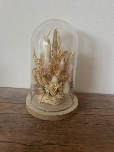 Cloche décorative fleurs - -,