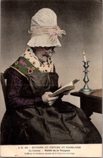 *63593 postcard La Liseuse - Vallée de la Touques