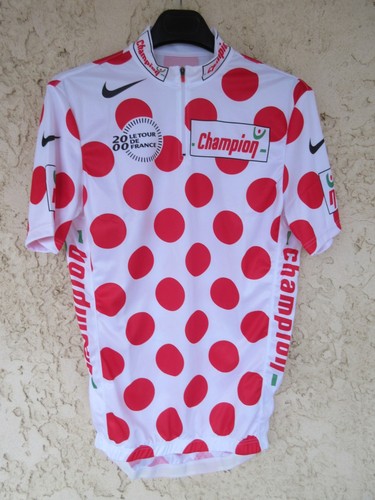 Maillot pois cycliste - cycliste, tour