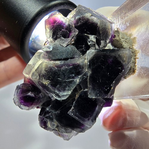 Spécimen cube fluorite - cube, de
