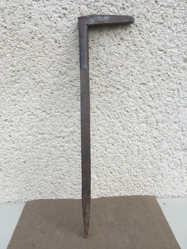 Ancien grand crochet fer - grand, /