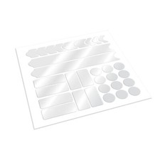 Vélo Protection Du Cadre Set Transparent Brillant Film V2 Autocollant Vtt BMX de