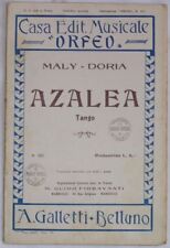 Maly Azalée Dora Partitions Musique Orchestre Musique 1930 Tango Partition