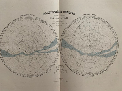 Rare planisphere celeste - le,