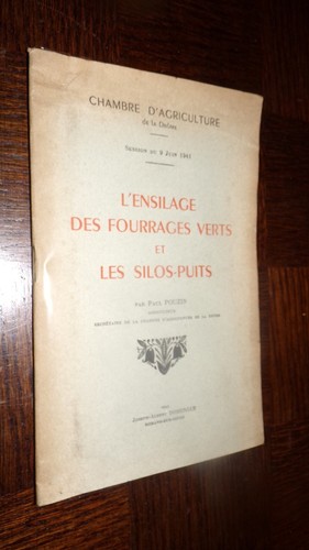 Ensilage des fourrages verts - l'ensilage,
