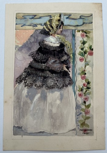 Gouache originale maquette - gouache,