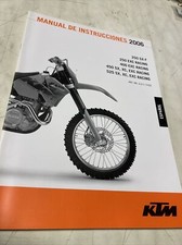 KTM 250 SX-F EXC Racing 400 450 SX XC 525 2006 Manuel utilisateur propriétaire