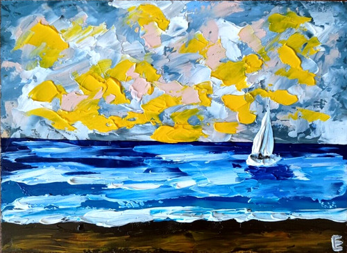 Tableau original voiliers