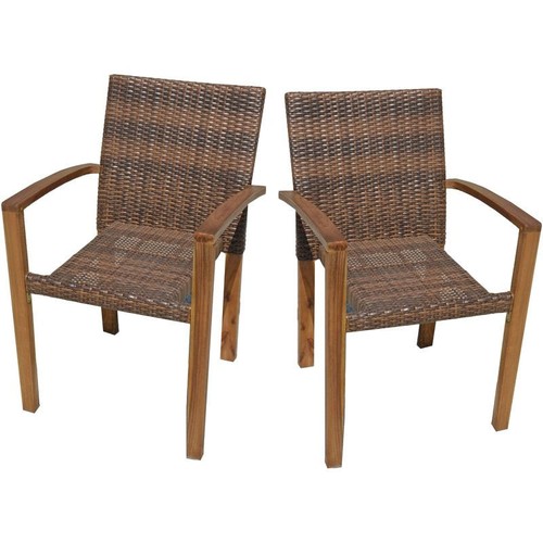 Chaises empilables set 2 - chaises,