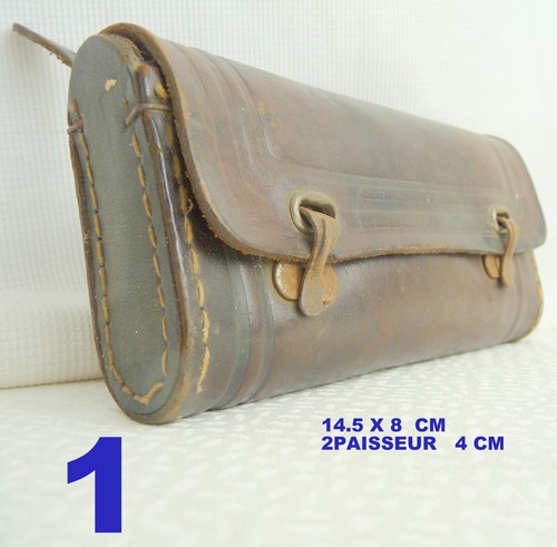 Ancienne sacoche trousse - , à