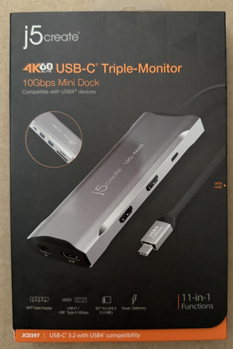 J5create jcd397 4k60hz usb - j5create, usb-c