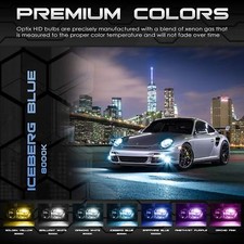 2pc LED VS HID Kit Xenon Headlight Fog Bulbs Kit H11 H4 H7 H1 9004 05 06 07