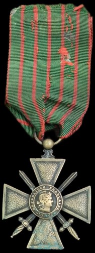 Médaille croix guerre - croix, 1914