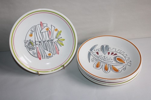 Assiettes plates faïence - en,
