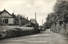 PC DOVECOT CAFE BUCKFAST DEVON ENGLAND VINTAGE REAL PHOTO POSTCARD (u863)