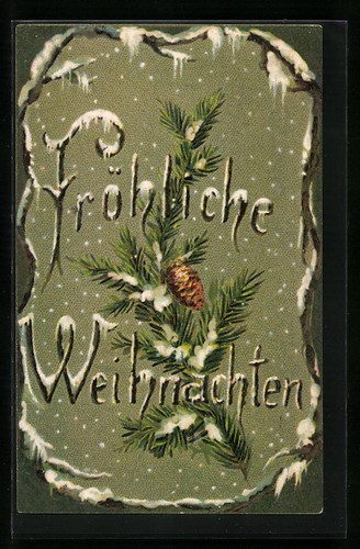 Carte postale joyeux noël - joyeux,