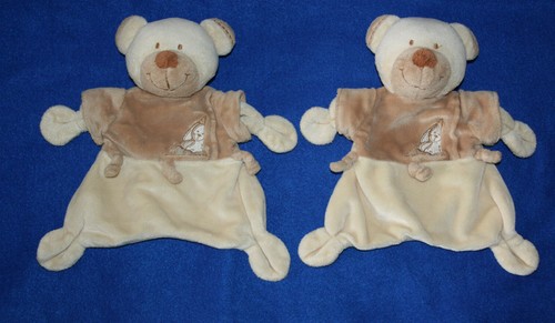 Nicotoy doudou ours - ours, plat