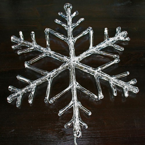Led acrylique flocon - de, neige