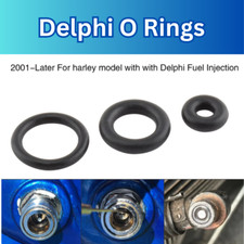 3PCS OEM Harley Davidson Fuel Line Delphi Quick Disconnect Repair O Ring Kit