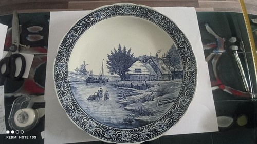Assiette décorative delft - assiette, xl