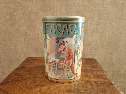 Boîte van houten cacao ronde - boîte,