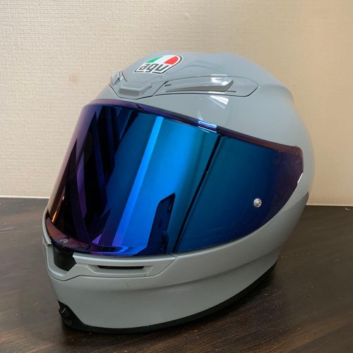 Agv helmet gray with blue - gray,
