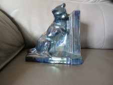 serre livre chat en faïence Signé A. Scheider