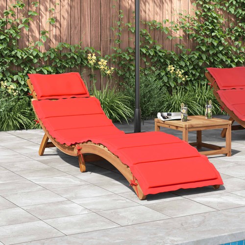 Chaise longue avec coussin