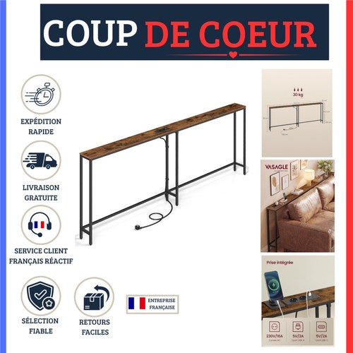 Vasagle table console étroite - vasagle,