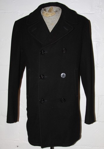 Vtg 80s major coat navy - vtg,