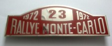 Car Badge- Rallye Monte Carlo 1972-23 car grill badge emblem Mg jaguar triumph