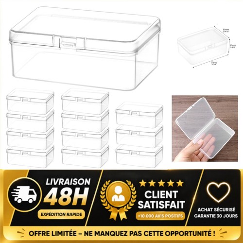 Qwork lot boîtes de - 12,