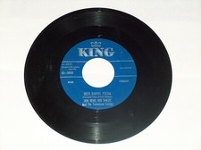 Don Reno Rouge Smiley 45 RPM " Bière Tonneau à Pois " Bluegrass King Record