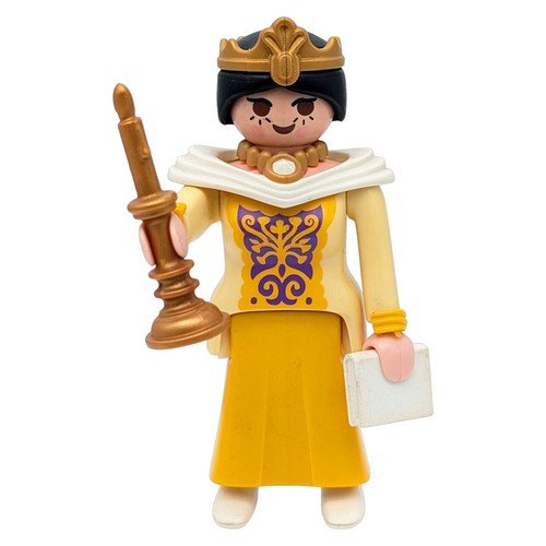 Playmobil femme robe jaune