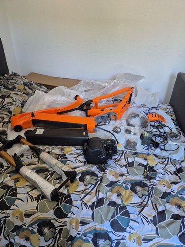 Cadre carbone e55 mtb - cadre,