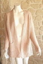 Gilet maille rose neuf Talia